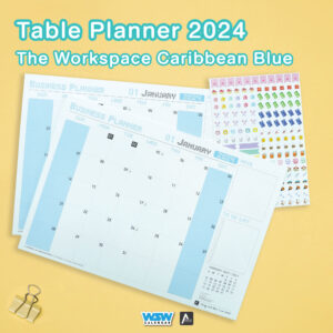 Table Planner | The Workspace – Caribbean Blue